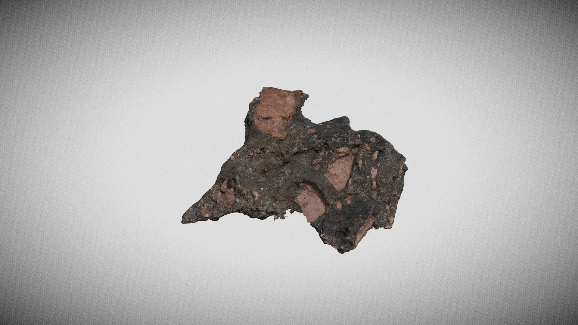 Tuffisite in obsidian — Sketchfab embed 3D viewer