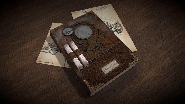Book of Gear - 3D Model 3D Model