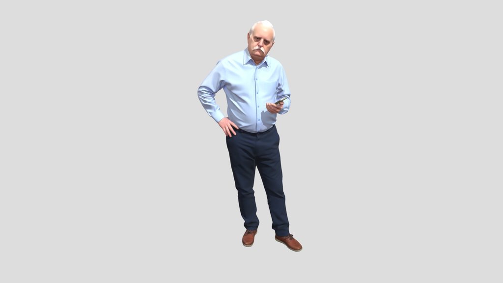 Gentleman with a Smartphone