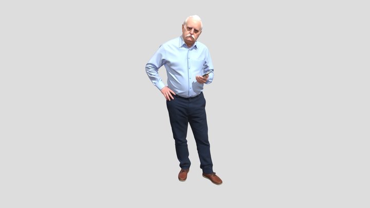 Gentleman with a Smartphone – Modèle 3D gratuit STL