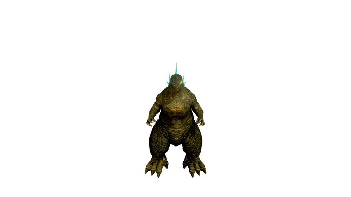 Godzilla minus one Atomic breath charge V1 3D Model