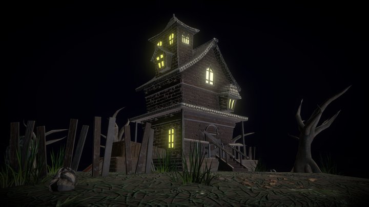 Haunted House || Challenge 3D Model