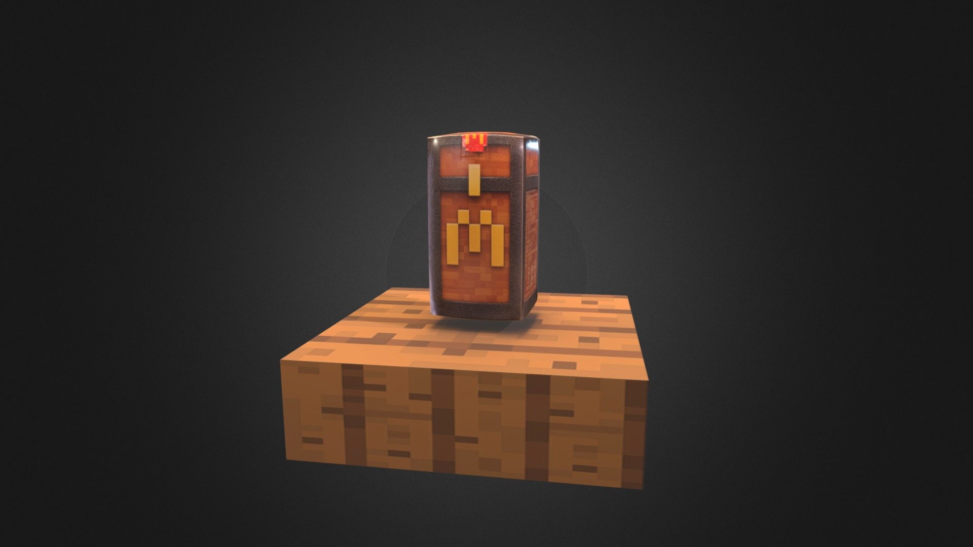 MINECRAFT_BOX - 3D model by happyanson130 [da269ee] - Sketchfab