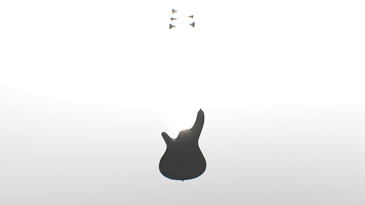 bass guitar 3D Model