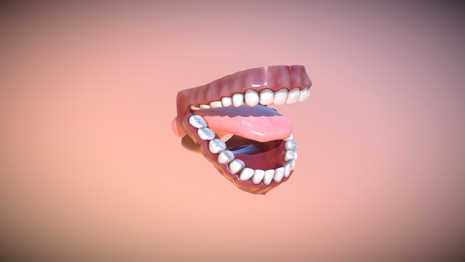 Dental Mouth and Teeth - 3D model by Oussema3D (@Khmiri.Oussema ...