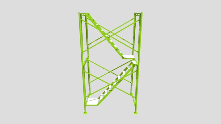 Stair Tower - Dynamic 3D Model