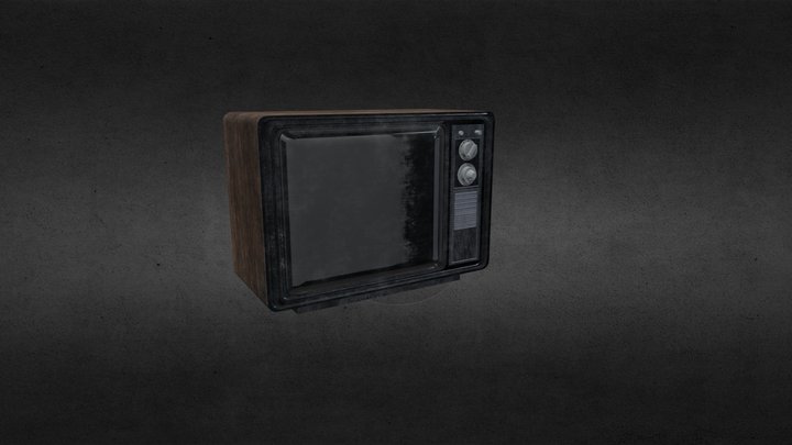 1970's TV – Modello 3D gratuito STL