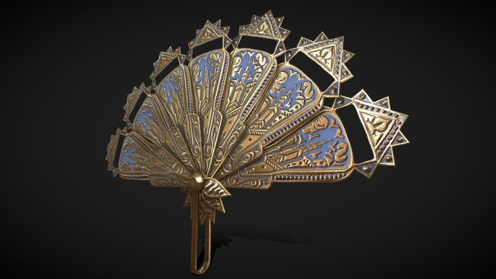 Gilded Fan