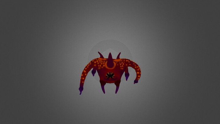 Monster / Creature Animated and rigged 3D Model