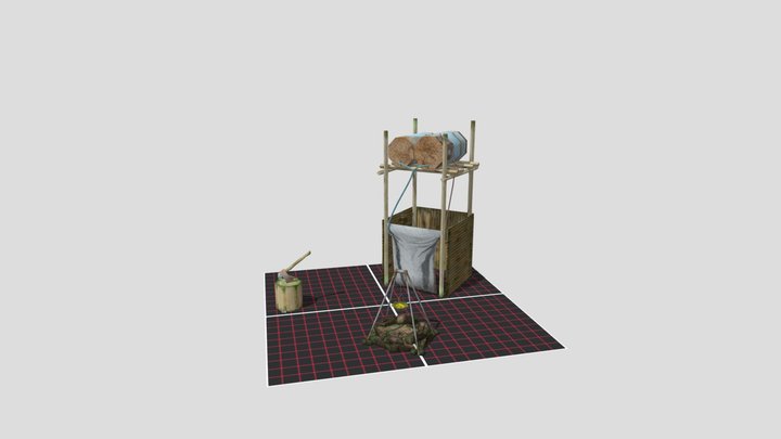3D1_2526_IGP19_ Tas_ Romeo_ 3 Simple Props 3D Model