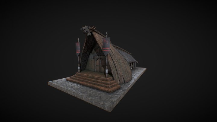 Vikings House 3D Model