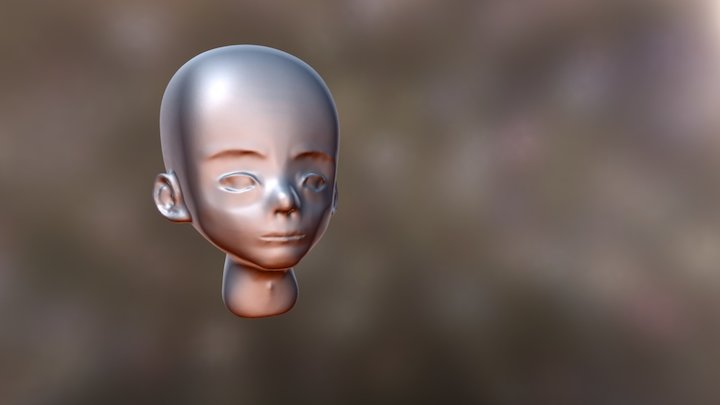 First Basic Attempt - Head 3D Model