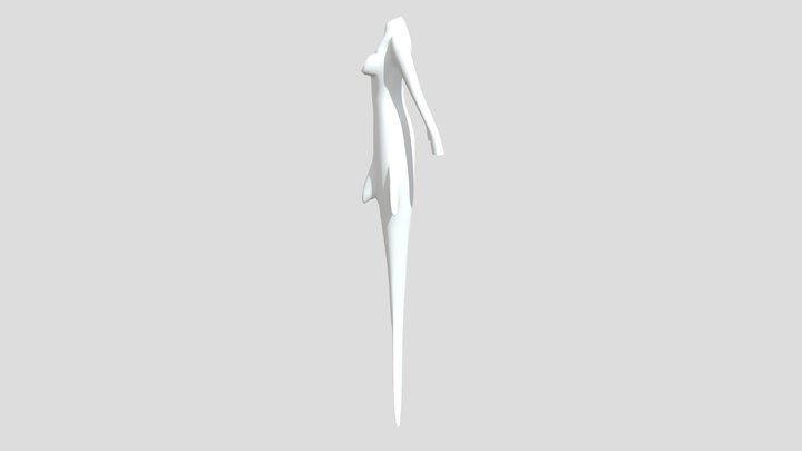 Mermaid Body 01 3D Model