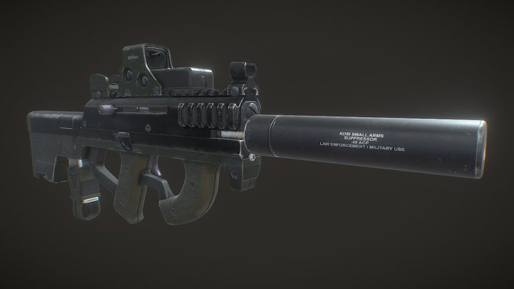 M290 SMG 3D Model