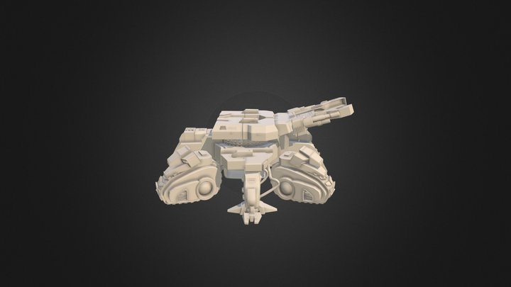 Starcraft 2 Tank Terran 3D Model