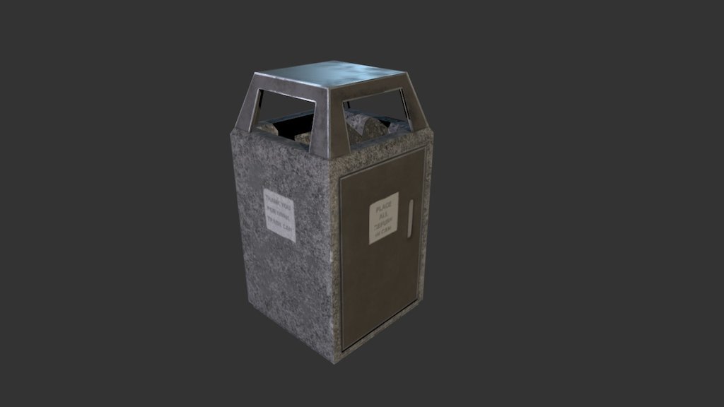 super heavy duty square trash
