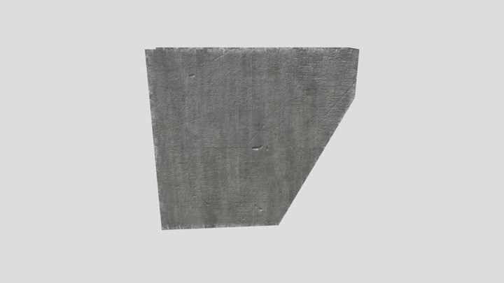 PBR Concrete Outcropping 3D Model