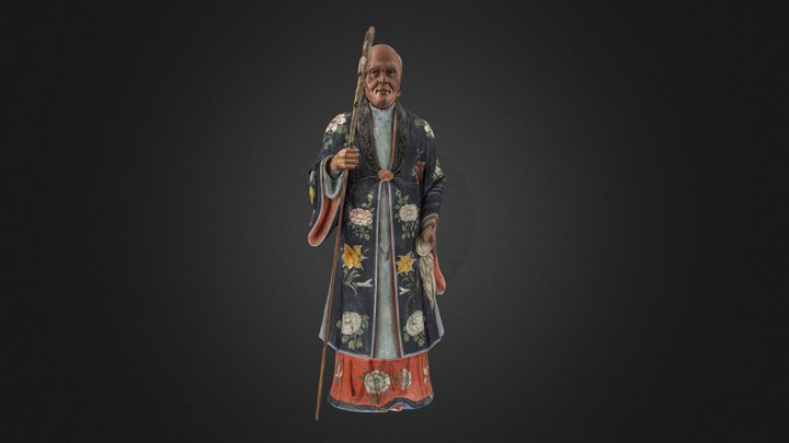 Statuette de vieille femme 3D Model