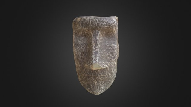 Moai carving 3D Model