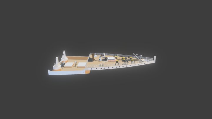 Titanic bow 3D Model
