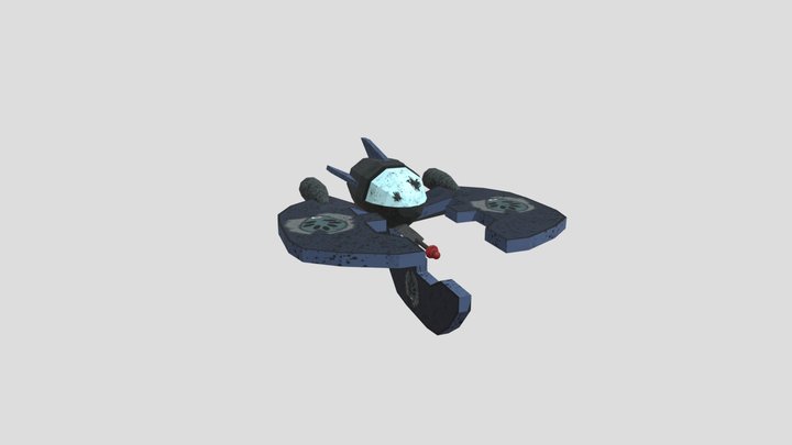 Space Ship 3D Model