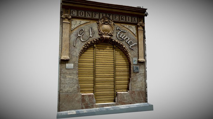 El Tunel Pastelería y Confitería Art Nouveau 3D Model