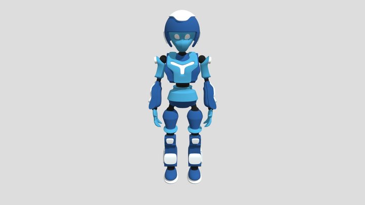 Robot Female 3D Model