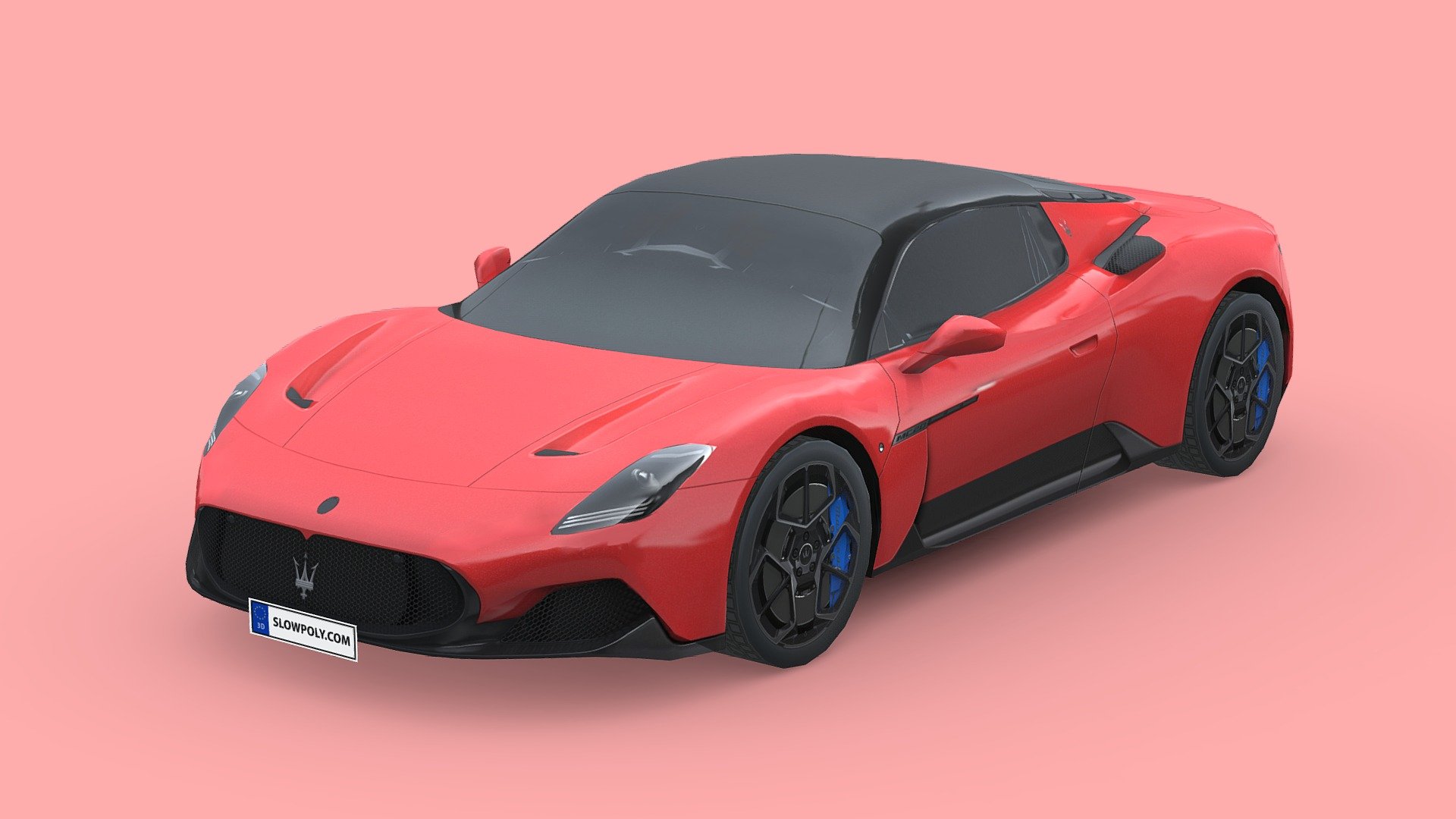 Maserati Mc20 2024 - Buy Royalty Free 3d Model By Slowpoly [da2fd5f 