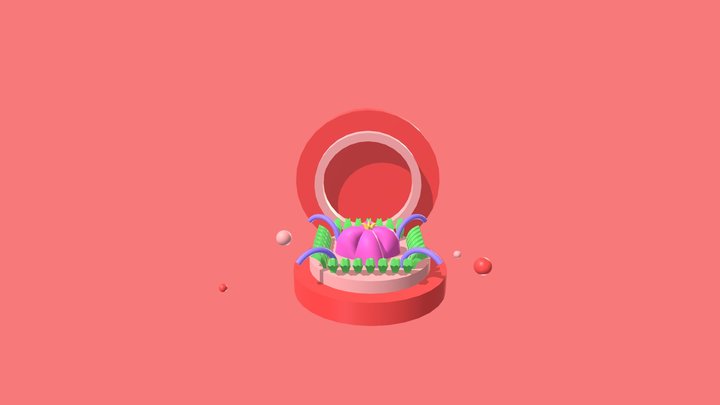 new abstract scene 3D Model