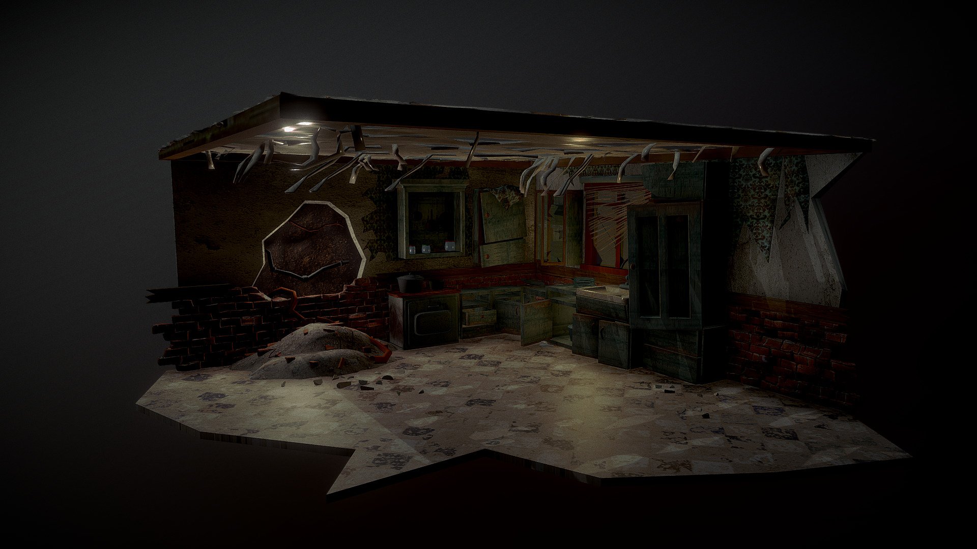 Day 4. Abandoned kitchen
