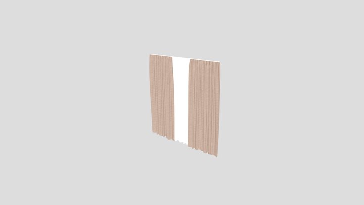 ✨ Modern Luxury Curtain Design | 3D Model
