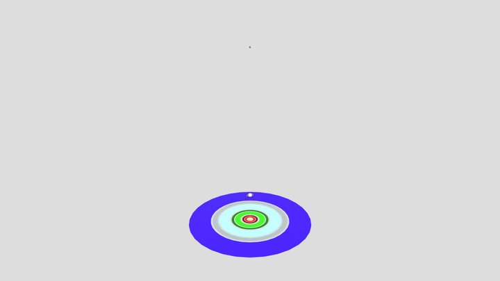 3 Planets With A Sun And A Habitable Zone2 3D Model