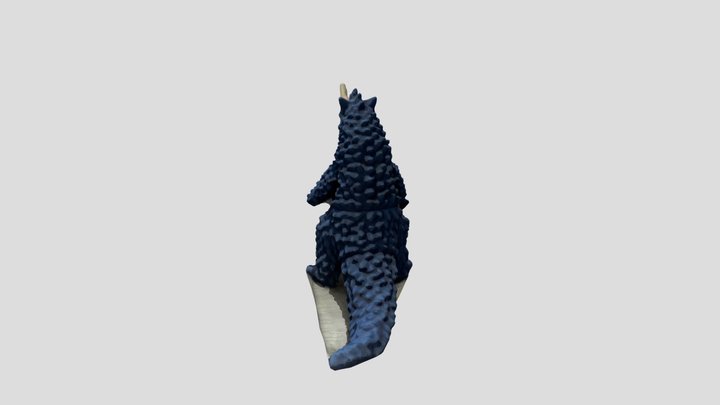 Blue Kaiju 3D Model