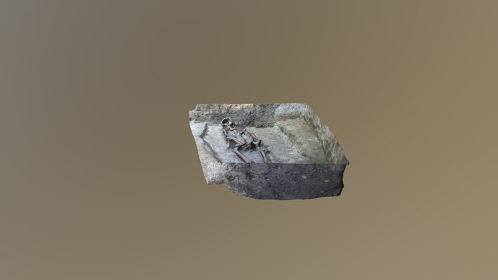Jędrzejów woj. świętokrzyskie - Grób 3/2019 3D Model