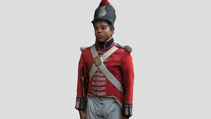 Black Soldier 2 Sep8at12-35 PM-poly 3D Model