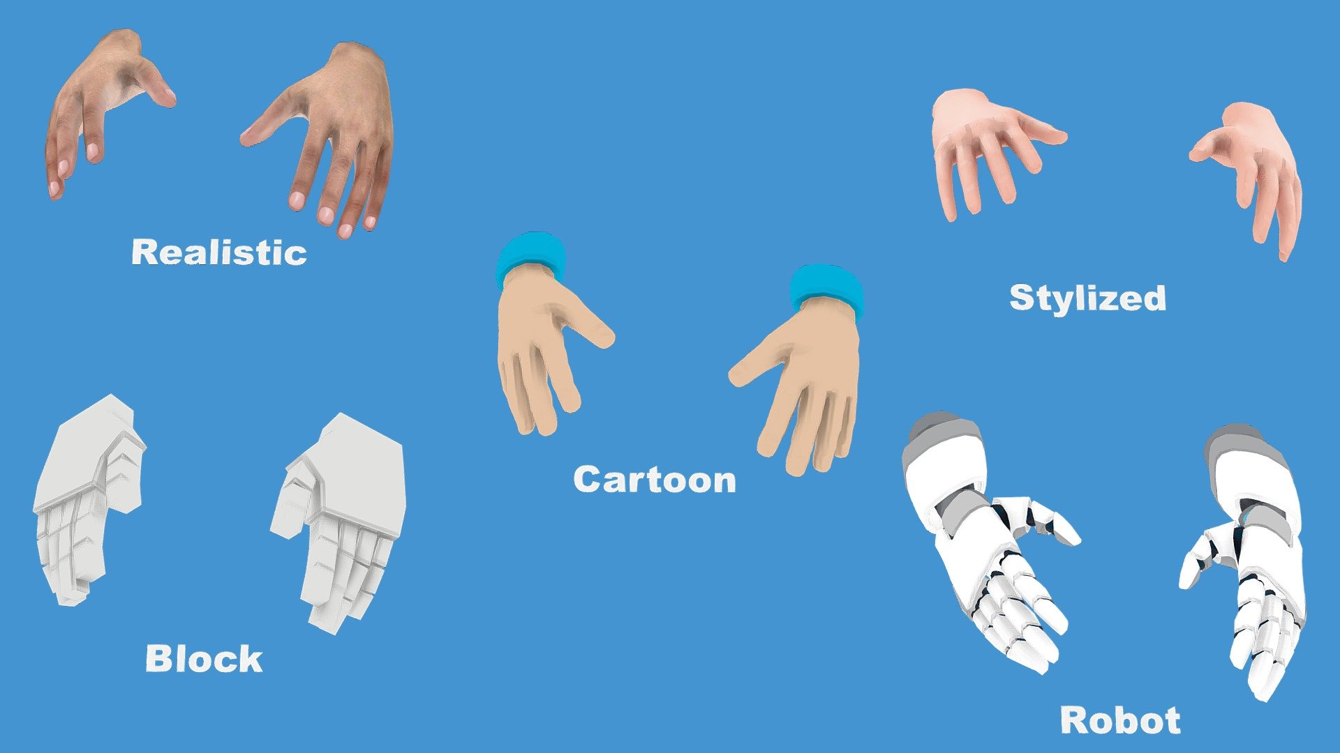 VR AR Pack - VR Hands - 3D model by PolyOne Studio (@polyone) [da33e31 ...