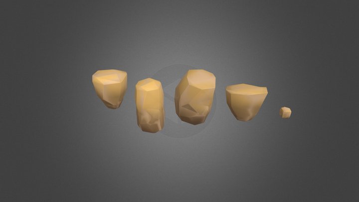 Low Poly Rock-FREE 3D Model
