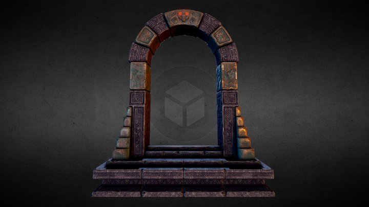 Portal Frame 3D Model