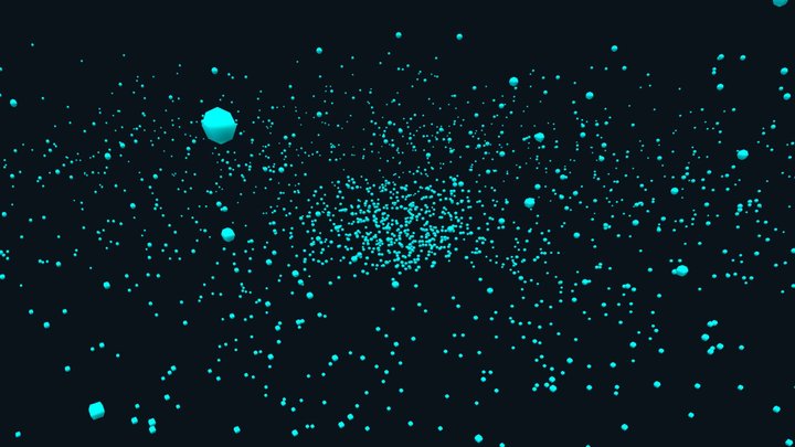 A Lot Of Circles - Animated 3D Model
