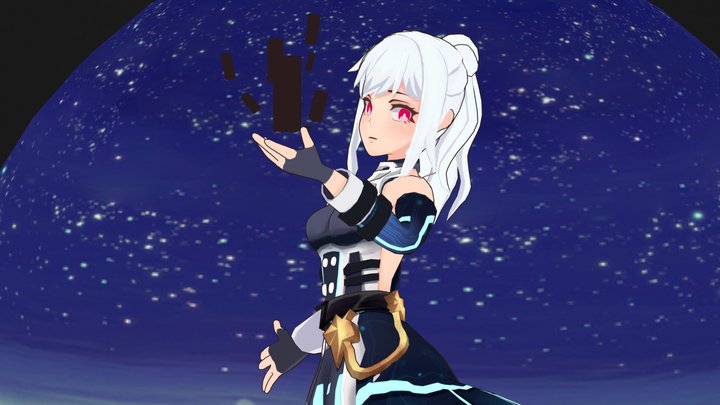 O.U.R.S: Nova (Main Character) 3D Model