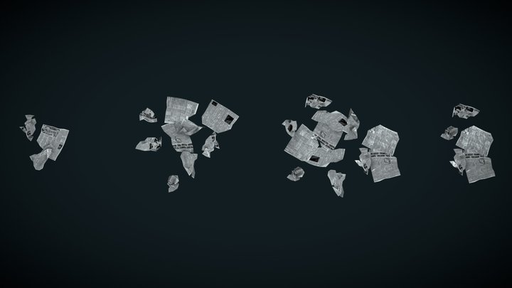 Newspaper - Ready to Unity HDRP 3D Model