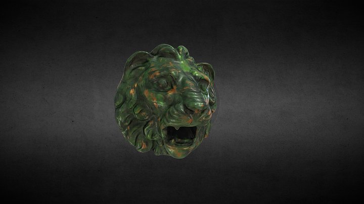 Cabeza de león (Metro Gran Vía, Madrid) 3D Model