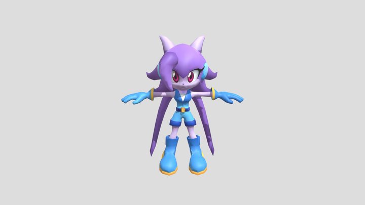 Freedom Planet - Sash Lilac 3D Model