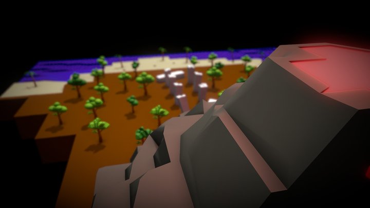 Volcanic Island Final 3D Model