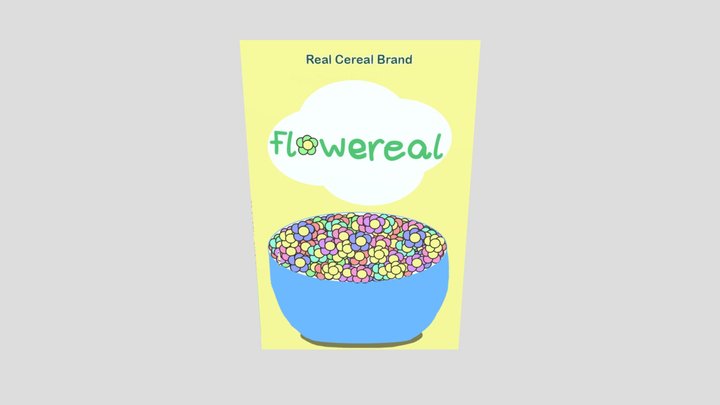 Cereal Box 3D Model