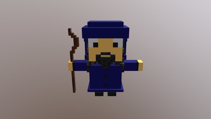 Mage 3D Model