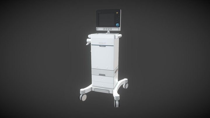 Ventilator(SERVO-i model) 3D Model
