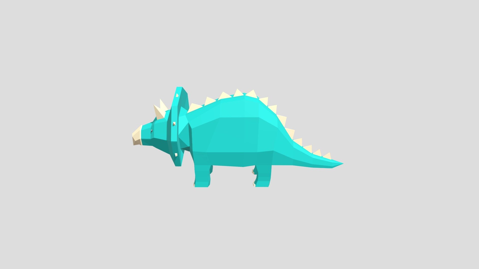 Dinosaur from Poly by Google Download Free 3D model by IronEqual (ie