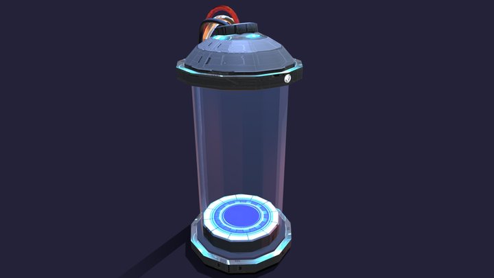 HumanGlassCabin 3D Model