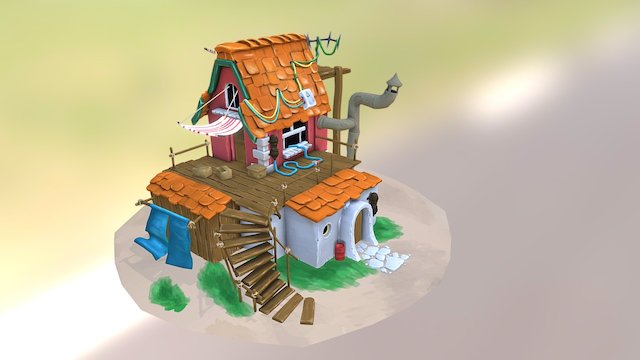 Diorama House 3D Model